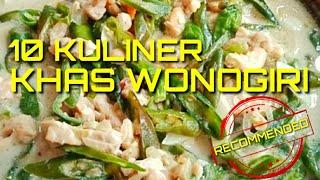 10 KULINER KHAS WONOGIRI