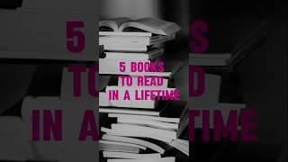 5 BOOKS TO READ IN A LIFETIME#BookRecommendations#Top5Books#SelfImprovementBooks#YouTubeShorts#Reads