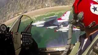 Fly Amongst The Solo Thunder - USAF Thunderbirds
