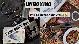 Unboxing | online shopping | phr sy nuksan ho gya| immilifeinmadina