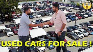 210+ CARS IN A PARK !! MASSIVE Preowned Cars For Sale in CHENNAI || SPINNY