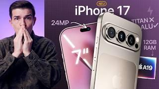 Mehr Details zum iPhone 17! DIESE Features erwarten uns (Größe, Design, Kamera & Display..)