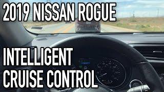 2019 Nissan Rogue driving itself in stop & go traffic (ICC - Intelligent Cruise Control)