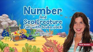 Number and Sea Creatures with Scuba Jack| Preschool Learning| Shorts|