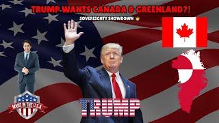 Trump’s Shocking Plan: Canada & Greenland as U.S. Territories?! 