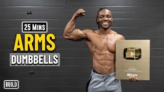 25 Mins Dumbbell Total Arms Annihilation! | 1 Million Subscribers Workout