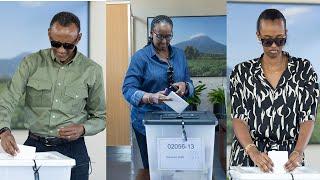 Kagame and family cast their ballots in Rwanda's Presidential and Parliamentary elections