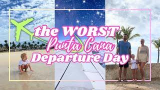 WORST Punta Cana Airport Departures (PUJ) | Hard Rock Punta Cana Travel Day Vlog