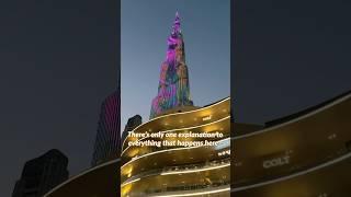 Burj Khalifa incredible Night View & Light show #burjkhalifa #dubai #shorts #trendingshorts #viral