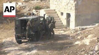 Video shows military raid in West Bank that Israel claims killed suspected Palestinian militant