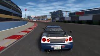 Nikoniks R34 Skyline GTR Track Day in Car Parking Multiplayer Map in Assetto Corsa