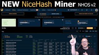 NEW !!! Nicehash Miner NHOS v2  STAND ALONE MINER | HiveOS Alternative? KASPA, FLUX, ERG, ETC, ETH