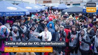 FULDA: XXL-Weiberfastnacht am Gemüsemarkt begeistert