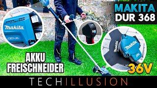 Der STARKE 36V Akku-Freischneider DUR368 von MAKITA im Test! - DUR368AZ / DUR368LZ  Review