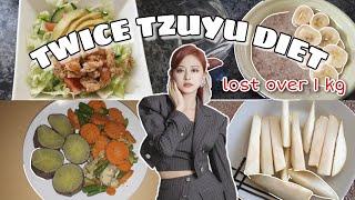 tried TWICE TZUYU DIET for 3 days || 트와이스 쯔위 다이어트