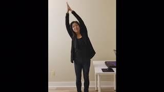 Desk Exercises: Half Moon Stretch