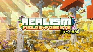 REALISM 1.1 Fields + Forests - The Most Enhanced Minecraft Survival Experience in-depth review