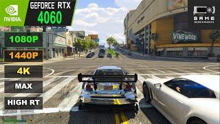 RTX 4060 | GTA 5 ENHANCED Story & Online Performance Review / Benchmark 1080P, 1440P 4K