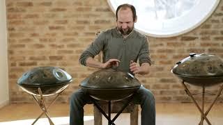 Taopan Handpan - nitrated Steel - Dminor / Kurd 8