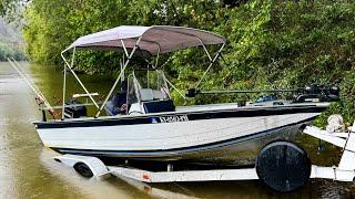 Catfishing A Rising River During Hurricane Weather