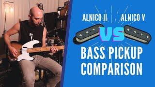 Alnico 2 vs Alnico 5 - Single Coil Bass Pickups Comparison