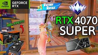 RTX 4070 SUPER Fortnite | i5 13600KF + RTX 4070 SUPER | Performance Mode | Solos