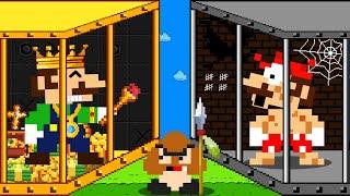 Escaping RICH and POOR Prison: Mario's Ultimate Challenge | Game Adventure