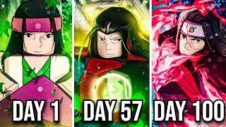 Spending 100 Days as HASHIRAMA SENJU in Shinobi Life 2 - Roblox..