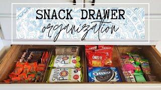 SNACK DRAWER DECLUTTER & REORGANIZATION // Clean With Me // Budget Friendly Kitchen Makeover