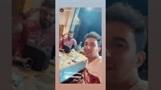 برهوم معراوي مع اسماعيل تمر /من ستوريات اسماعيل تمر على الانستغرام 