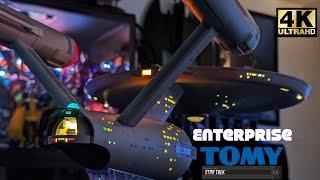 TOMY STAR TREK ENTERPRISE 1701 1/350 scale Review & Unboxing Die-Cast Model