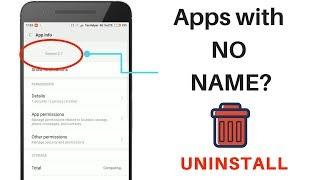 [FIXED] uninstall app without names on android problem | TecHelper