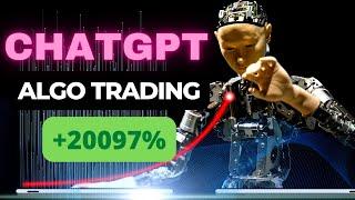 ChatGPT Trading strategy 20097% returns?
