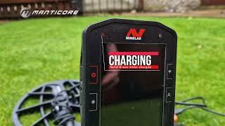 Minelab manticore charging up methods. What you can use to charge up