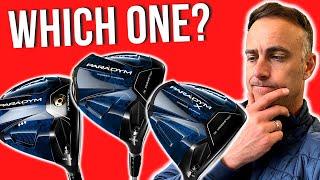 Which CALLAWAY PARADYM Driver Do I Choose?