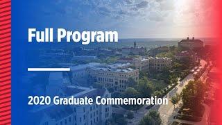 KU 2020 Graduate Commemoration – Full Program