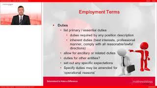 Employment Agreements – A Sword and a Shield for Employers