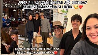 Kuya Lucho's 14th birthday ️ Birthday request ni Kuya kumain sa resto ni Gordon triple date sila