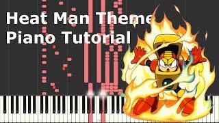 (Mega Man 2) Heat Man Theme Piano Synthesia