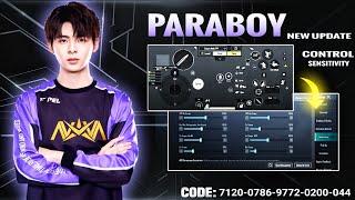 NOVA PARABOY NEW BEST SENSITIVITY + CODE AND BASIC SETTING CONTROL PUBG/BGMI