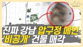 강남 비공개 건물 매각! 압구정 로데오상권의 중심 빌딩을 소유할 기회! (상위1%의 부동산 투자, 법인 사옥 투자)