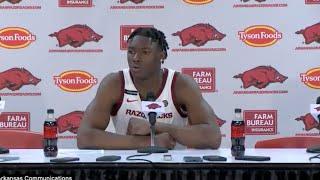 Adou Thiero Press Conference - Arkansas 79, UALR 67