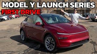 Test Driving the NEW Model Y Launch Series!