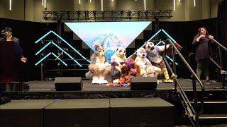 Anthro Northwest 6 (2024) - Opening Ceremony with the Con Mascots Andy, Cove, Geo, Storm & Sprout