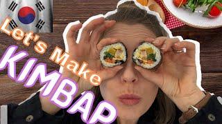 #28. How to make Korean Kimbab at Home | 우리는 집에서 김밥을 만들어 보았다 | South Korea