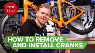 How To Remove And Install Bicycle Cranks | Road Bike Crankset Removal & Replacement