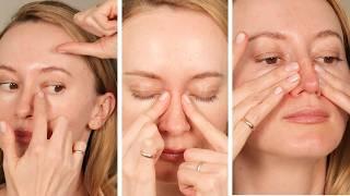 Massage technique to slim the nose