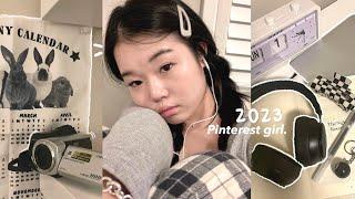 2023 Pinterest Girl GLOW UP & RESET new room decor, vision board, deep cleaning etc