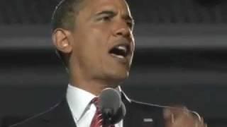 Barack Obama at the 2008 DNC