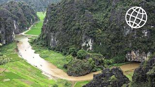 Trang An & Tam Coc: Karst Scenery of Ninh Binh, Vietnam  [Amazing Places 4K]